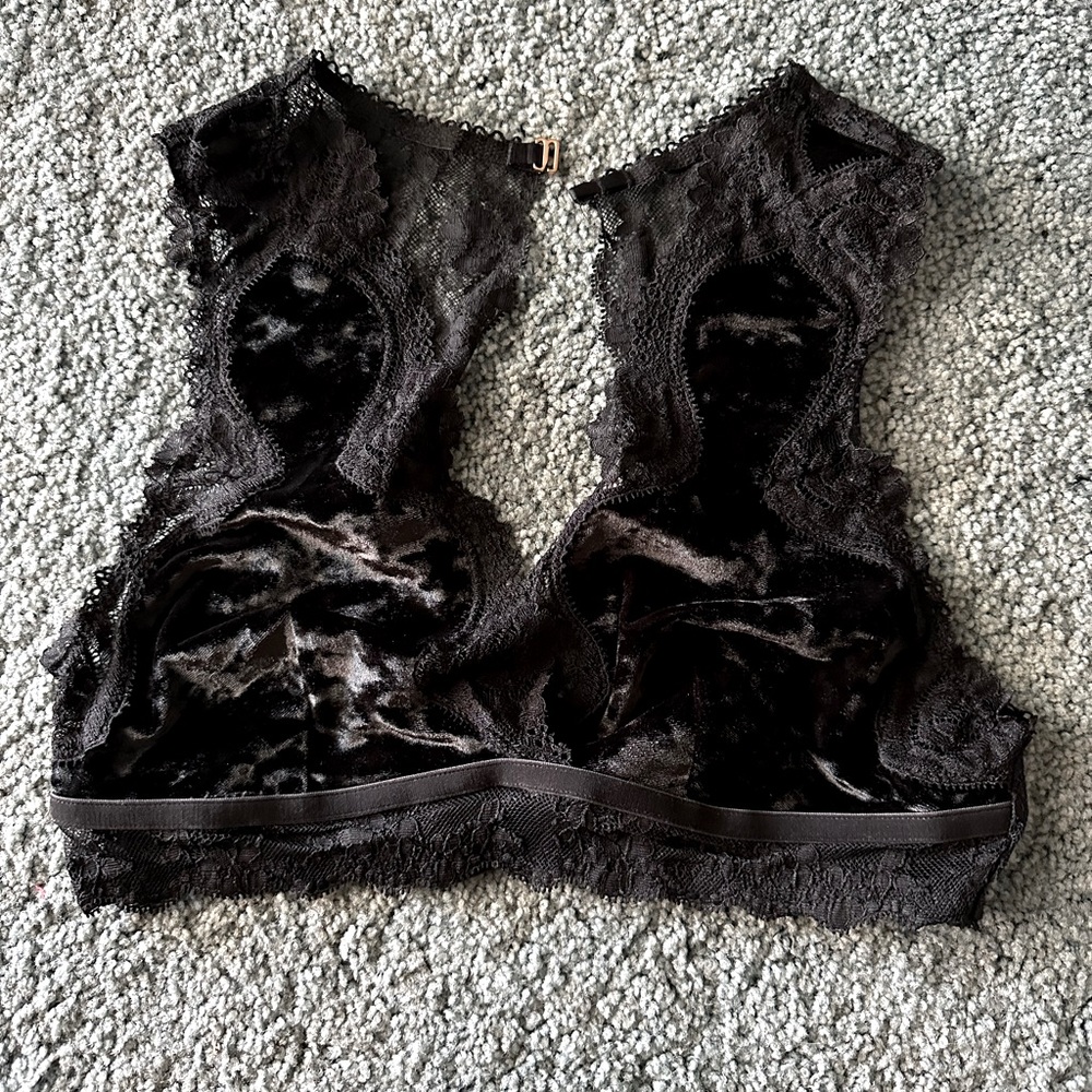 Victoria’s Secret velvet lace bra